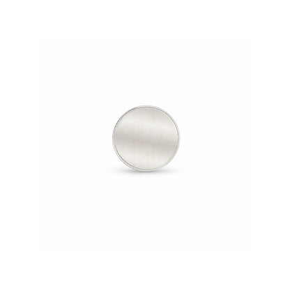 Elegant Silver Circle 925 Sterling Silver Signature Nose Pin