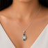Elegant Watch 925 Sterling Silver Sparkle Pendant