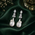 Elegant Baroque Pearl 925 Sterling Silver Drop Earrings