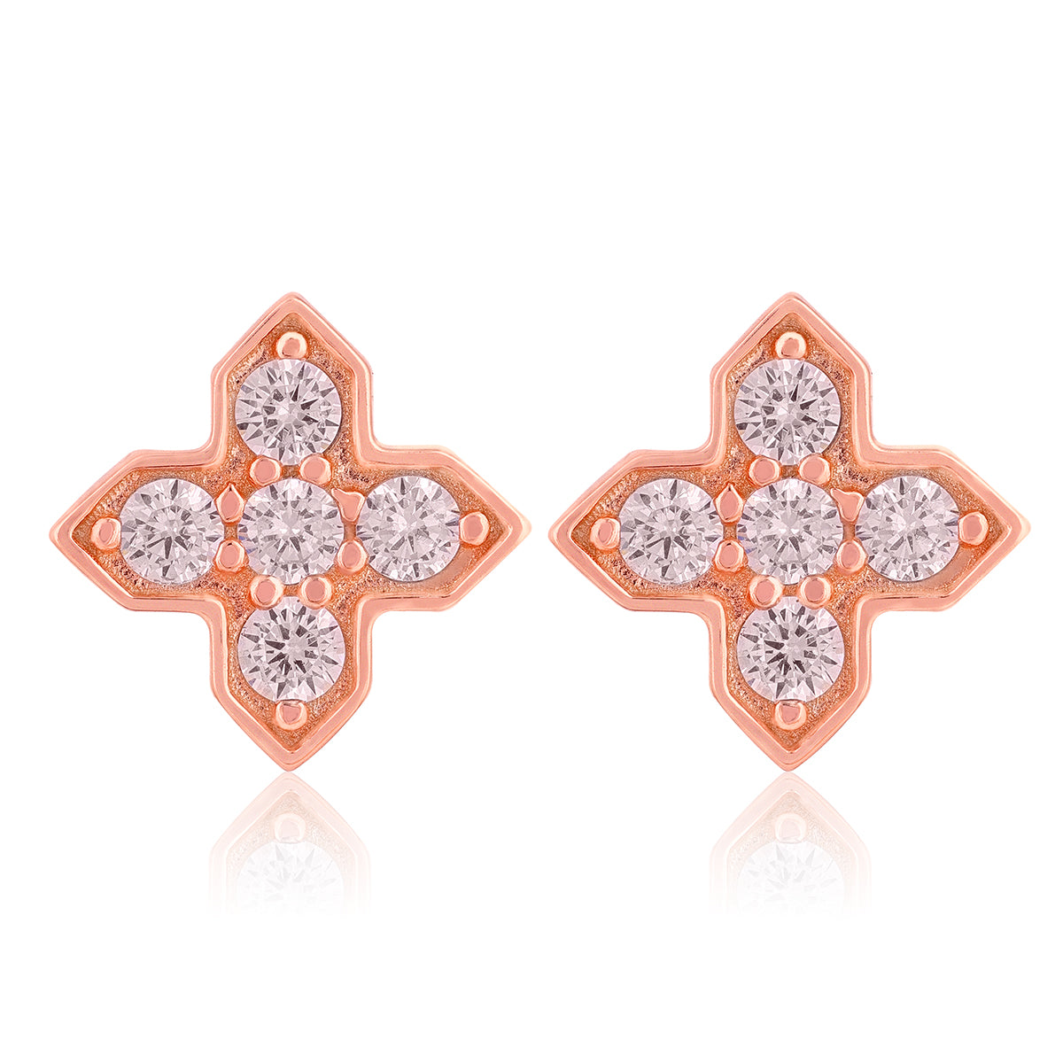 Elegant Bloom 925 Sterling Silver Princess Earring for Women