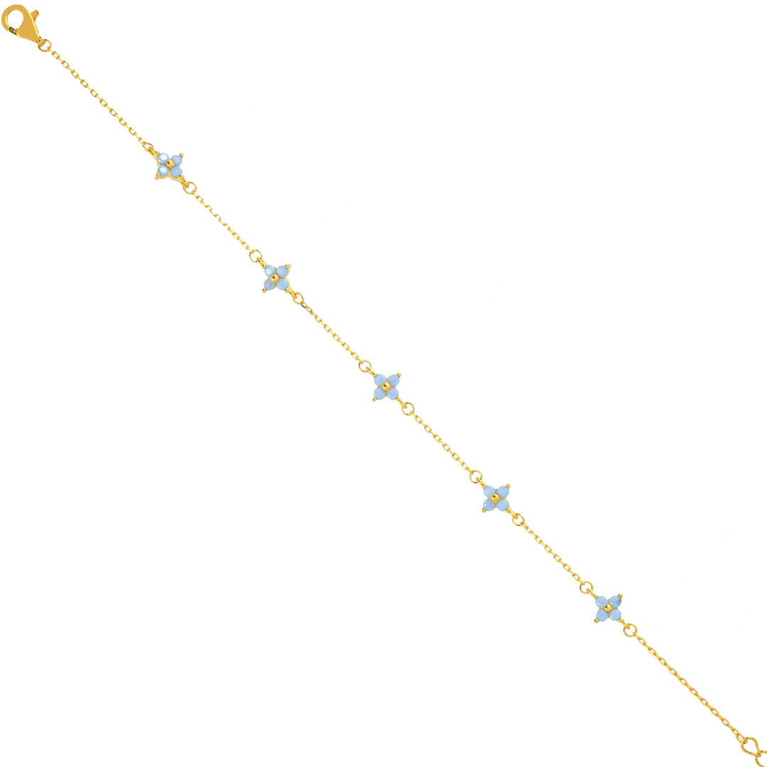 Elegant Blue Moon Pearl Bracelet