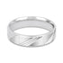 Elegant Diagonal Texture 925 Sterling Silver Band Ring for Men