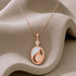 Elegant Leaf Charm 925 Sterling Silver Pendant