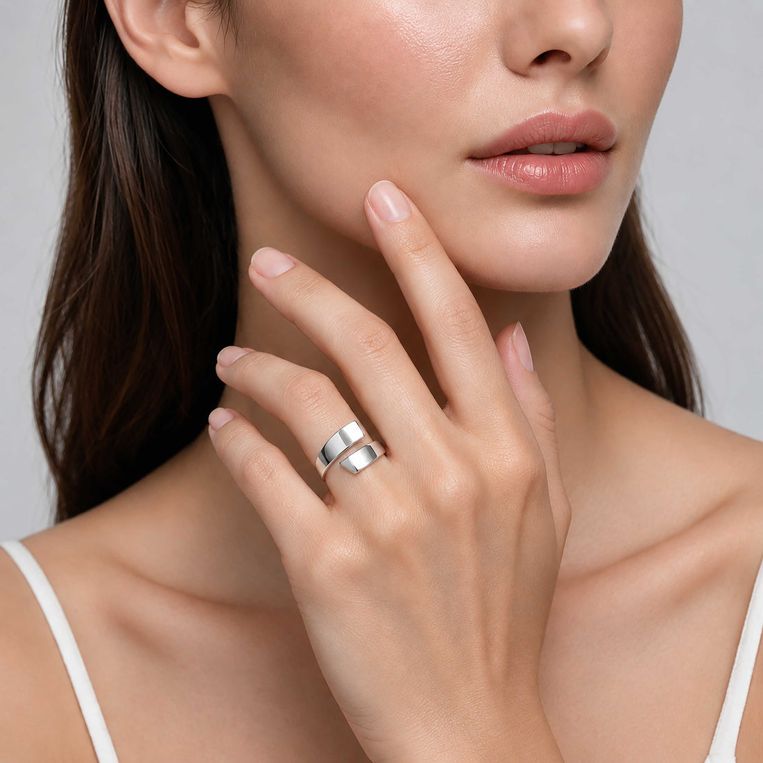 Elegant Openwrap 925 Sterling Silver Luxury Rings for Women