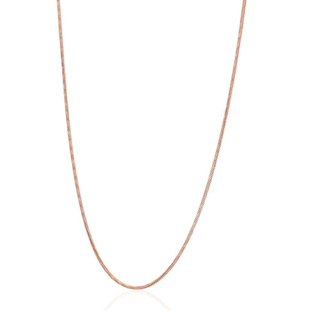 Elegant Rose Gold 925 Sterling Silver Chain for Women