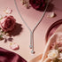 Elegant Silver Drop Necklace