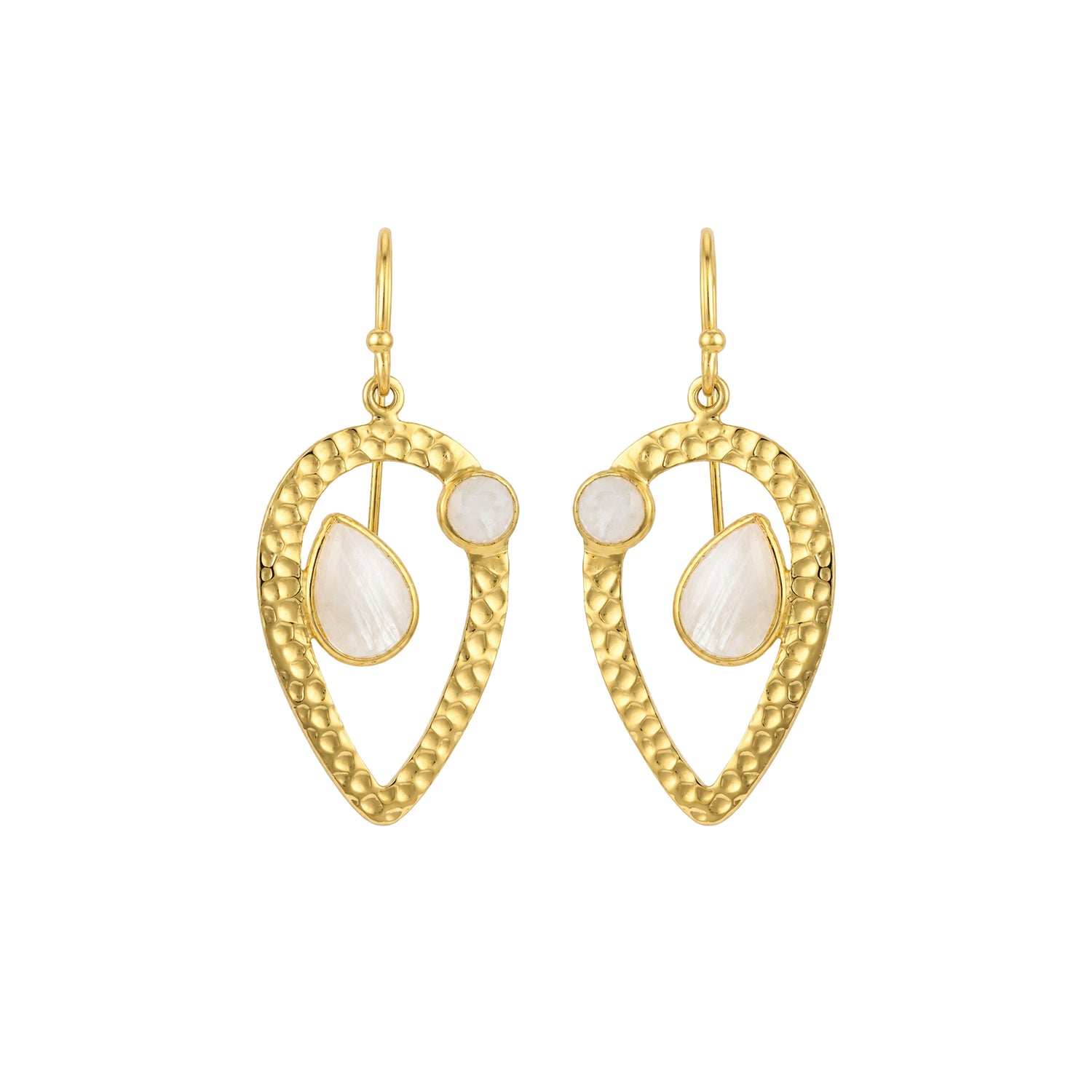Elegant Teardrop Charm 925 Sterling Silver Earrings