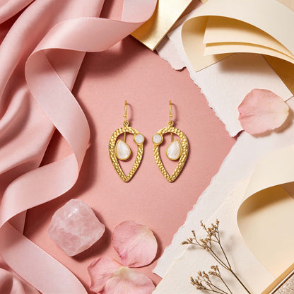 Elegant Teardrop Charm 925 Sterling Silver Earrings