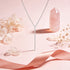 Elegant Tennis Lariat Y Drop 925 Sterling Silver Necklace for Women