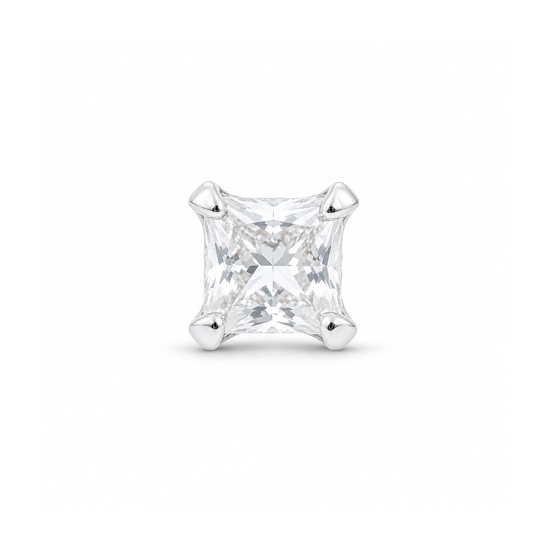 Elegant Triangle Brilliance 925 Sterling Silver Designer Nosepin