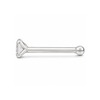 Elegant Triangle Brilliance 925 Sterling Silver Designer Nosepin
