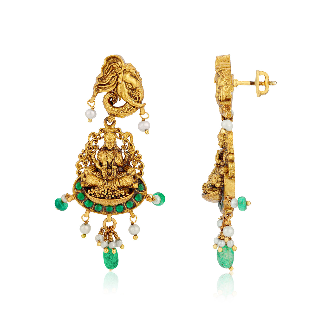 Elephant Motif 925 Sterling Silver Divine Earring for Women