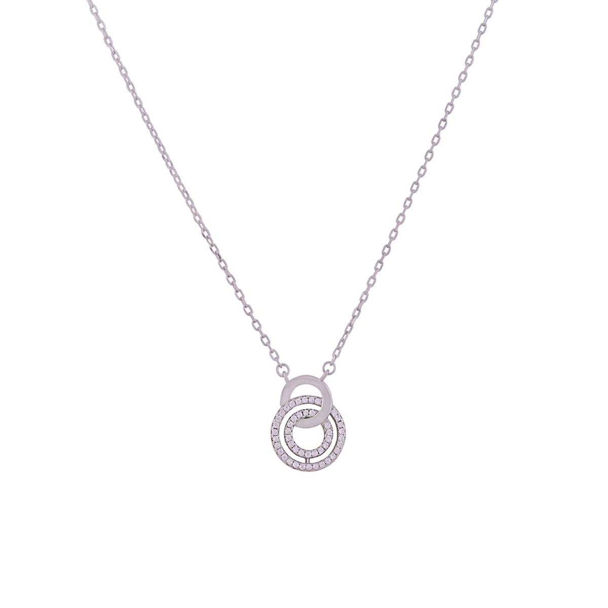 Elite Halo Chain Pendant 925 sterling silver
