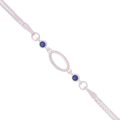 Elite Royal Blue Oval Bracelet
925 sterling silver