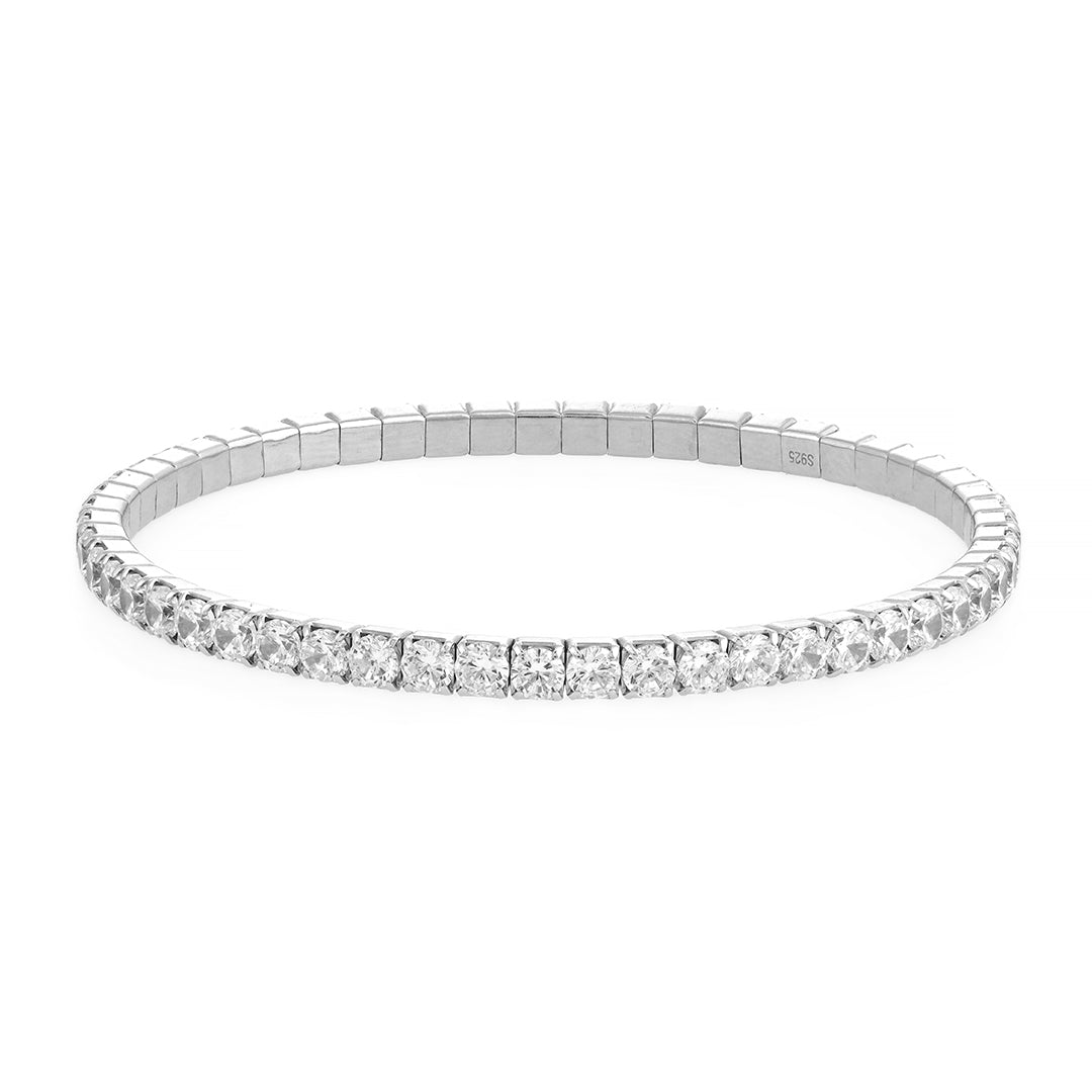 Elite Stretchable Silver Bracelet Online