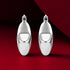 Elongated Teardrop Sterling Silver Earring