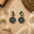 Enchanted Blue Peacock 925 Sterling Silver Traditional Earring