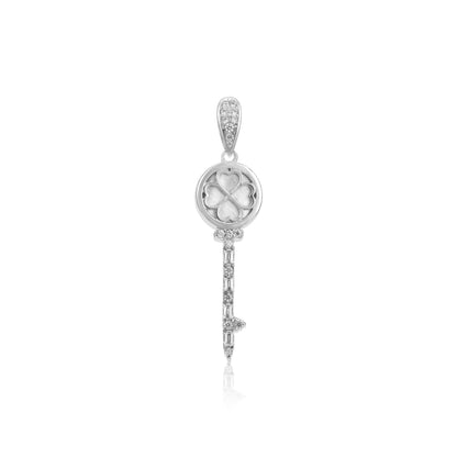 Enchanted Luck Symbol 925 Sterling Silver Key Pendant