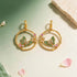 Enchanted Butterfly 925 Sterling Silver Floral Hoop Earrings