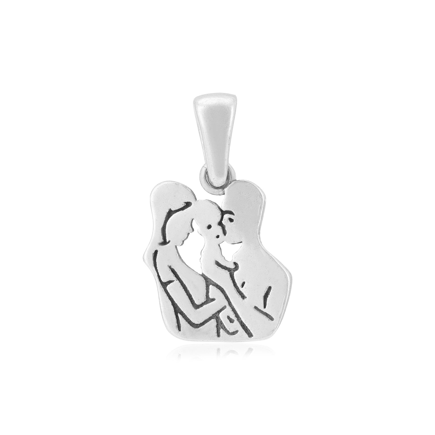 Endearing Family Rhodium Plated 925 Pendants