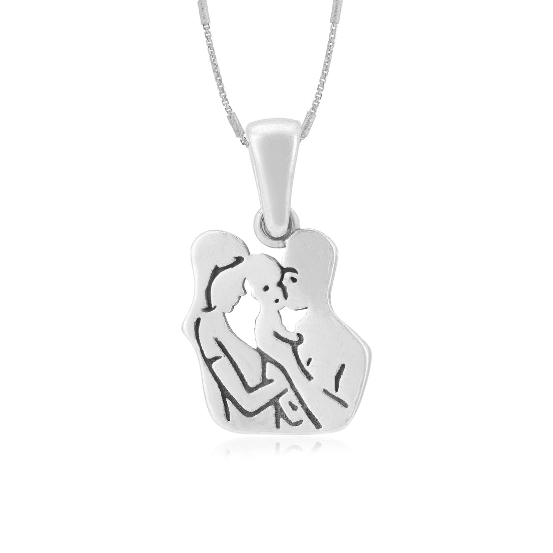 Endearing Family Rhodium Plated 925 Pendants