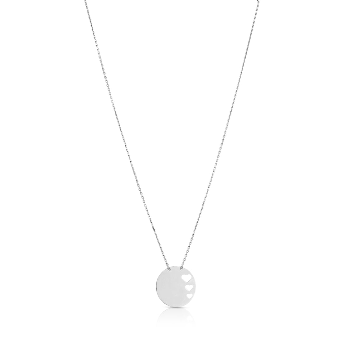 Endless Love Motif 925 Sterling Silver Chain Pendant for Women