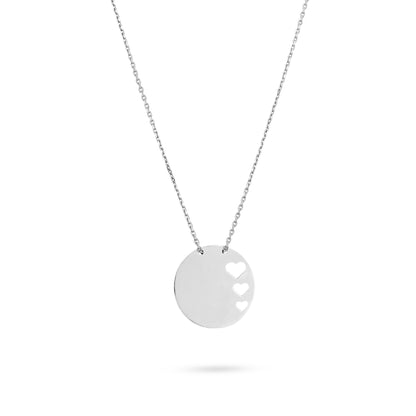 Endless Love Motif 925 Sterling Silver Chain Pendant for Women