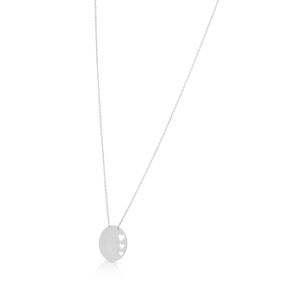 Endless Love Motif 925 Sterling Silver Chain Pendant for Women