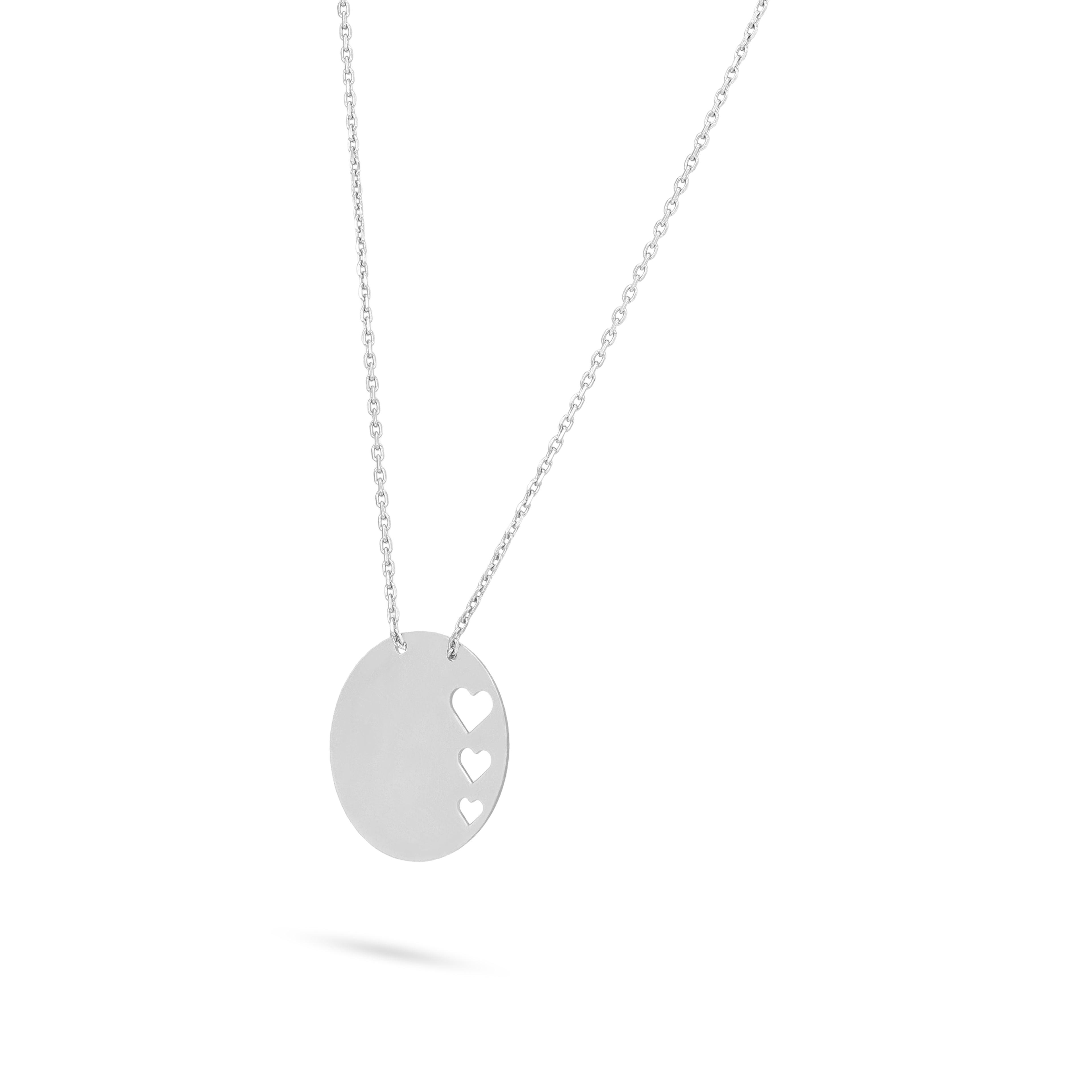 Endless Love Motif 925 Sterling Silver Chain Pendant for Women