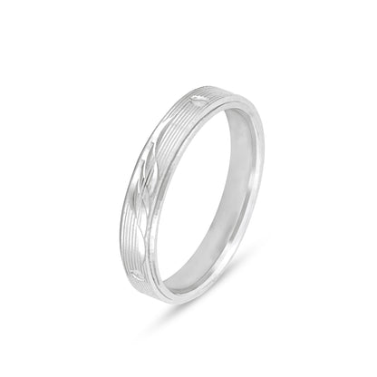 Engraved Whale Motif 925 Sterling Silver Ring for Men