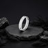 Engraved Leaf Harmony 925 Sterling Silver Rings for Men