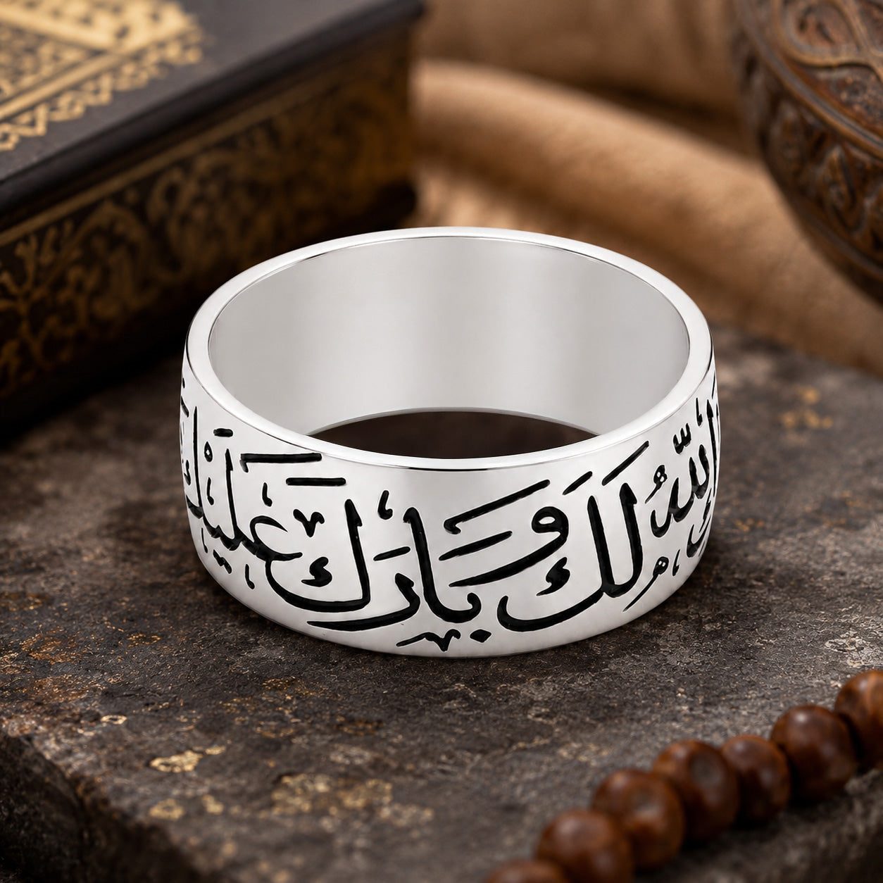 Eternal Arabic 925 Sterling Silver rings for men