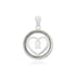 Eternal Heart Lock Rhodium 925 Pendants
