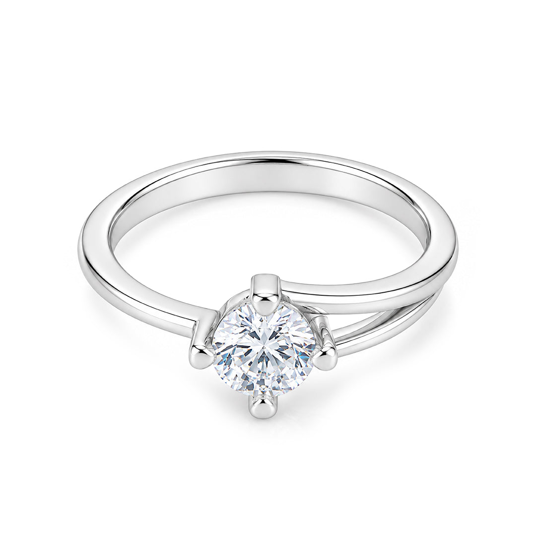 Eternal Love Bypass Sterling Silver R