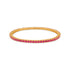 Eternal Ruby Glow  925 Sterling Silver Bangle for Women