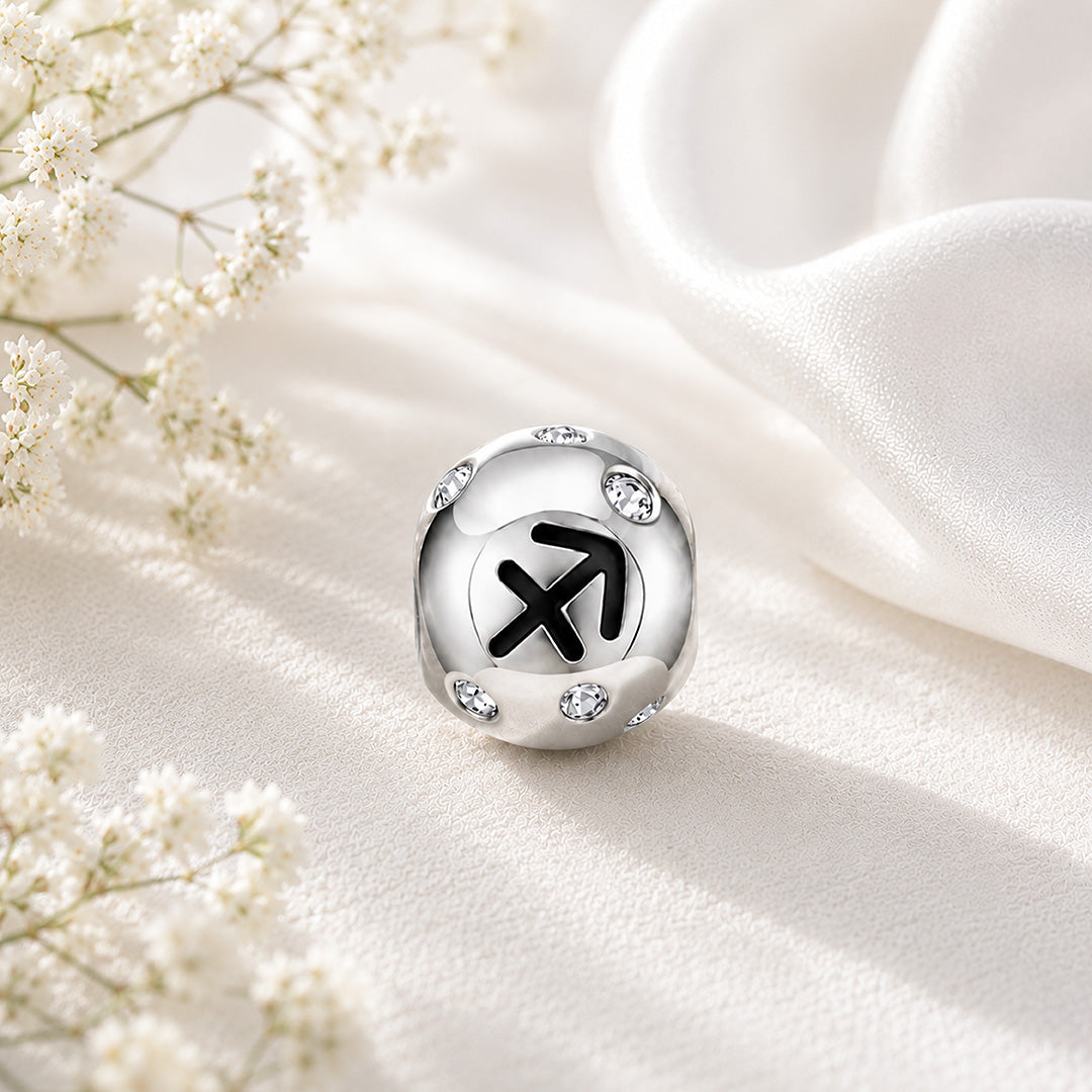 Eternal Sagittarius Sparkle 925 Sterling Silver Charms