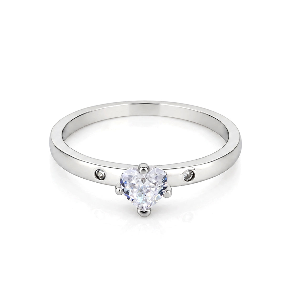 Eternal Shine Solitaire Statement Glamour 925 Sterling Silver Ring for women