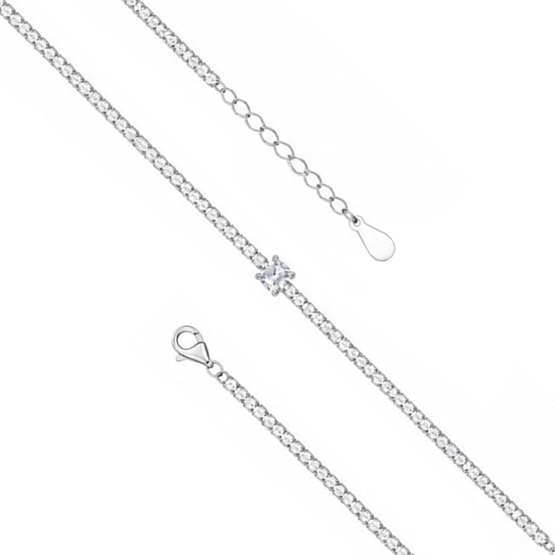 Eternal Spark Sterling Silver Bracelet