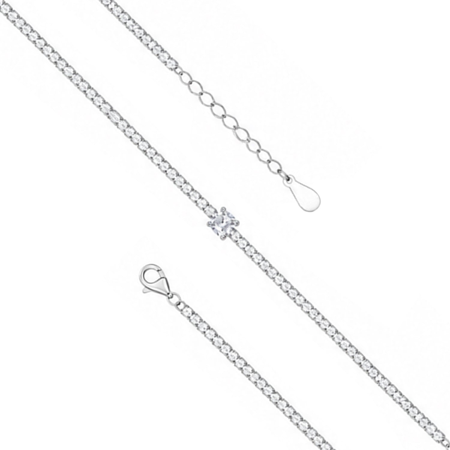 Eternal Spark Sterling Silver Bracelet