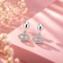 Evil Eye Drop Sterling Silver Earring