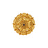 Exquisite Round Manga 925 Gold Plated Red Kemp Center Rings