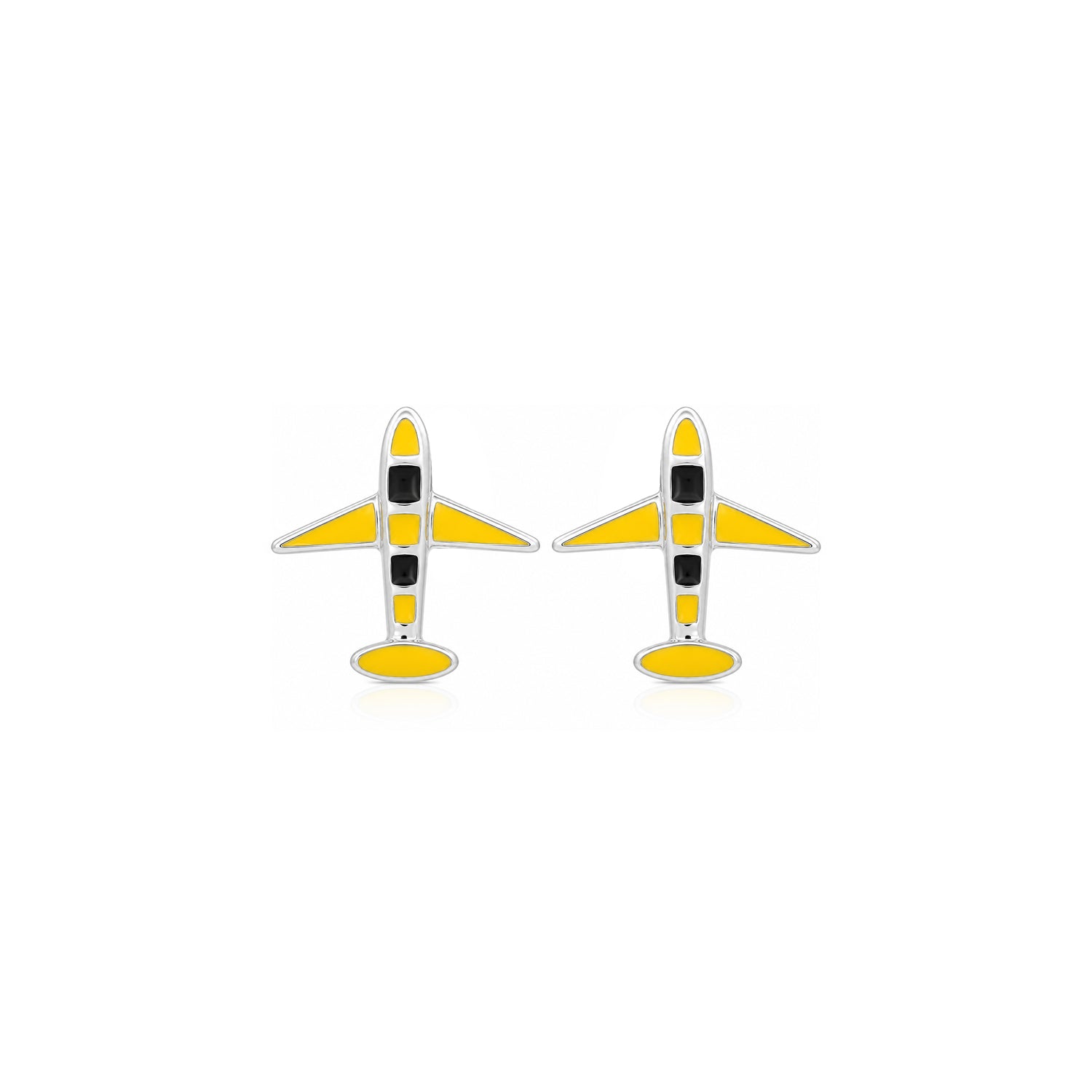 Flight Charm 925 Sterling Silver Designer Earrings