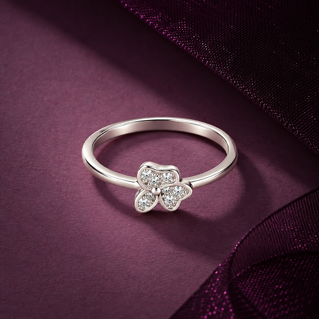 Flora Blossom Sterling Silver Ring