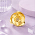 Floral Crystal Elegance 925 Sterling Silver Designer Ring