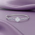 Floral Wave Stone Design 925 Sterling Silver Kada for Women