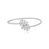 Flourish Leaf 925 Rhodium Plated Adjustable Kada
