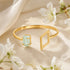 Fortune Bloom 925 Sterling Silver Open Kada