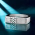 Geometric Chevron Bar Silver Ring