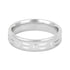 Geometric Dot Embossed 925 Sterling Silver Ring for Women