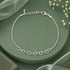 Geometric Linked Pentagon 925 Sterling Silver Bracelet